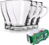 Ensemble de 4 tasses à café/thé Excellent Houseware, en Voir les images du produit 7