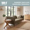 Mr. Deko Beistelltisch Burton rund 60 cm Teakholz natur Produktbild-Vorschau 6
