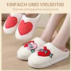 Hausschuhe Damen Winter Plüsch Warme Pantoffeln für Indoor Produktbild-Vorschau 6