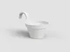 artevasi© CAPRI SINGLE Balkontopf Weiß 20 cm zum Einhängen Produktbild-Vorschau 5