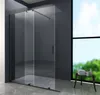 8 mm Schiebetür-Duschwand TRAVERSO (schwarz) 160 x 200 cm Produktbild-Vorschau 1