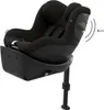 A black child car seat with its base and support leg, shown against a white background. Náhled obrázku produktu