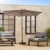 sweeek - Gerader runder Sonnenschirm Ø3m - Taupe Produktbild-Vorschau 6