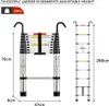 STANEW Échelle Télescopique 2,6 M en Aluminium Bricolage Voir les images du produit 3