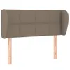 CLORIS Bettkopfteil Kopfteil mit Ohren Taupe 83x23x78/88 cm Produktbild-Vorschau 2