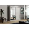 Kleiderschrank MIKE 160 WHITE, 160x60x215 cm mit Spiegel Produktbild-Vorschau 3