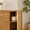 CALICOSY - Buffet 2 portes façades lamellées EDEN Voir les images du produit 4