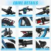 52V25Ah Elektrofahrrad 24*4.0Zoll FatBike E-Mountainbike Produktbild-Vorschau 10