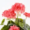 Géranium Artificiel Saumon Beauté Florale éternelle Sans Voir les images du produit 5