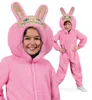 Monster Kostüm – Flauschiger Ganzkörper-​Overall mit Kapuze Produktbild-Vorschau 3