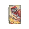 Dino World 3 Fach Federtasche mit 3-D Effekt grün Produktbild-Vorschau 2