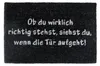 Relaxdays Fußmatte Kokos, 40x60cm, rutschfeste Produktbild-Vorschau 1