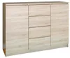 Zásuvkový box 2D4S - dub sonoma Náhled obrázku produktu 2