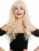 WIG ME UP Perücke lang Locken Pony Blond 0082-ZA83 Produktbild-Vorschau 1