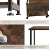 Table d’appoint Yonkers 38,5x30x51,5cm - Bois foncé Voir les images du produit 5