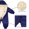 Baby Winter Overall mit Kapuze, Strampler Schneeanzug Produktbild-Vorschau 3