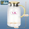 Vilde | Glaskrug 1,5 L mit Deckel - Wasserkrug - Produktbild-Vorschau 5