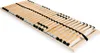 A wooden bed slat base with black plastic connectors is shown from a diagonal angle. Anteprima dell’immagine prodotto
