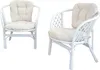 2er-Set Rattansessel mit Kissen Sonja Produktbild-Vorschau 1