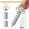 Fleischinjektor Edelstahl Set, Marinadenspritze BBQ mit 3 Produktbild-Vorschau 4