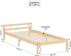 Jeunesse de lit simple bois massif lit nature 200 x 90 Voir les images du produit 18