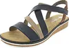 Rieker Schuhe Damen Keil Sandaletten Sandalen V3663, Produktbild-Vorschau 46
