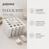 pajoma® 100 Teelichter 8 Std. Alu-Schale Produktbild-Vorschau 2