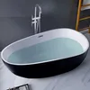 Vanová baterie ARI SLIM TUBE stojánková, otočná výpusť Náhled obrázku produktu 2
