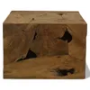 vidaXL Couchtisch 50x50x35 cm Teakholz Braun Produktbild-Vorschau 2