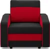 Loungesessel für das Wohnzimmer, Orion Schwarz + Marineblau Produktbild-Vorschau 2