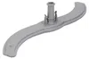 A single gray dishwasher spray arm is shown against a white background. Produktbild-Vorschau