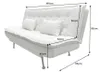 riess-ambiente Schlafsofa JAZZ 190/cm beige Cord 3-Sitzer Produktbild-Vorschau 7