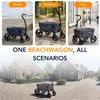 Beach Wagon Bollerwagen MINI, Kompakter Handwagen faltbar Produktbild-Vorschau 5