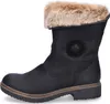 Rieker Scarpe Donna Stivali Foderato Stivali Invernali Nero Anteprima dell’immagine prodotto 25