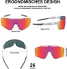 OULIQI Sportbrille Polarisierte Sonnenbrille UV400 mit 3 Produktbild-Vorschau 3