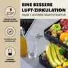 eluno Obstetagere, Brotkorb eckig 2-stöckig, Obstkorb, 25 x Produktbild-Vorschau 4