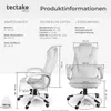 tectake® Bürostuhl Zulu ergonomische Form Produktbild-Vorschau 6