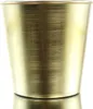 A close-up studio shot of a gold-colored conical pot. Produktbild-Vorschau