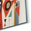 DEQORI Hybrid Leinwand Bild 60x30 cm 'Abstrakte Visage' Produktbild-Vorschau 5
