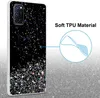 Cadorabo Hülle für Oppo A92 in Schwarz mit Glitter Produktbild-Vorschau 3