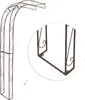 Rankhilfe Halbbogen Metall Rost Optik – Pergola Produktbild-Vorschau 6