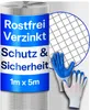 Praknu Drahtgitter Feinmaschig – 1 × 5 m Rolle – Rostfreies Produktbild-Vorschau 1