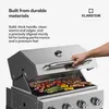 Klarstein WaldChef plynový gril 50 mbar - 4-horákový BBQ Náhľad obrázku produktu 4