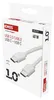 Nabíjecí a datový kabel USB-C 2.0 / USB-C 2.0, 1 m, bílý Náhled obrázku produktu