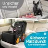TIERBOX Hunde Autositz mit Kotbeutelspender [extra Stabil Produktbild-Vorschau 2