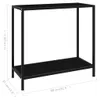 vidaXL Konsolentisch Schwarz 80x35x75 cm Hartglas -  Produktbild-Vorschau 7