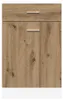vidaXL Armoire basse à tiroirs Lyon Chêne Artisan Voir les images du produit 4