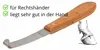 Hufmesser rechts einschneidig mit Holzgriff Rinnenmesser Produktbild-Vorschau 4