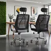 Two office chairs are shown from the back in a modern office setting. Produktbild-Vorschau