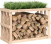 vidaXL Venkovní stojan na palivové dřevo 108x52x74 cm Náhled obrázku produktu 4